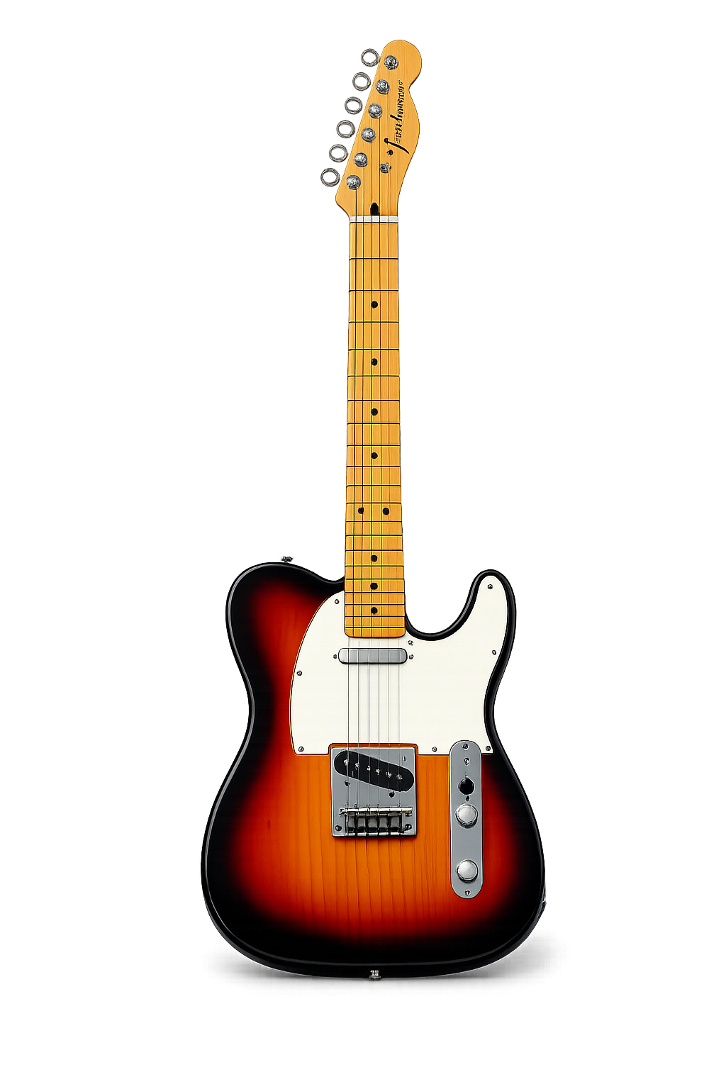 Tele-style electric guitar body shape